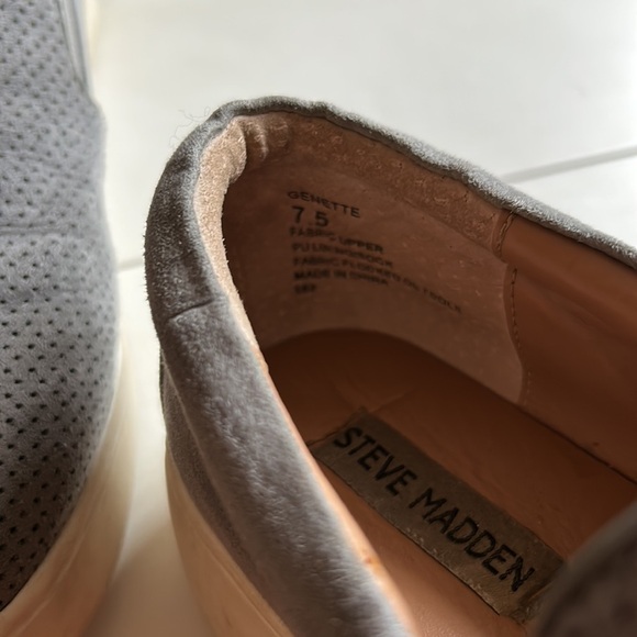 🌿Steve Madden grey slip on suede leather sneakers, size 7.5🌿 - Picture 7 of 7